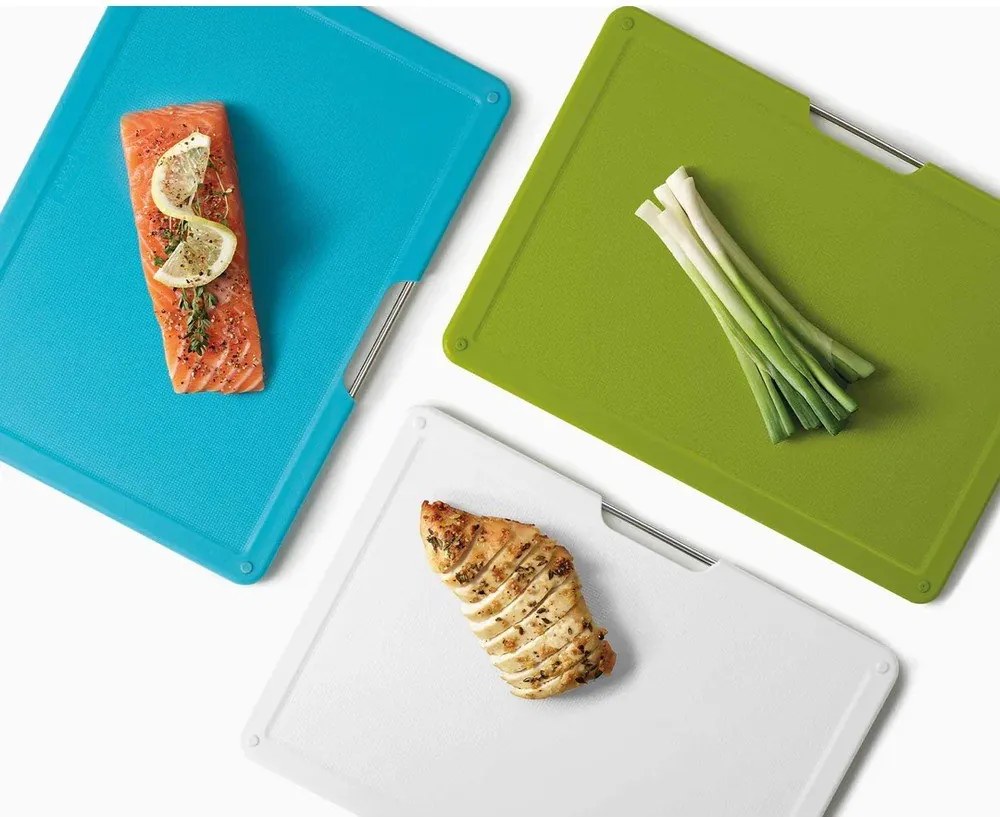 Dosky v súprave 3 ks so stojanom 23x31,5 cm Folio Slim – Joseph Joseph