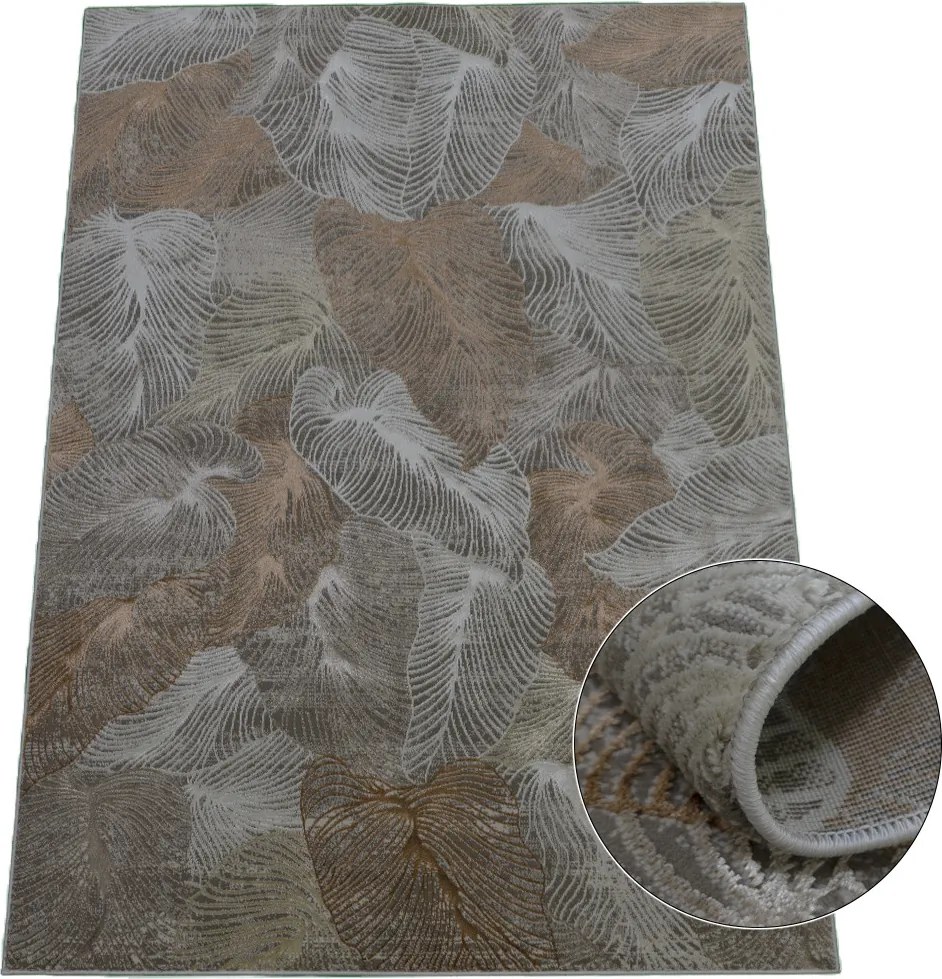 Koberec Esprit 3604 BEIGE – béžový obdĺžnikový koberec s vzorom Rozmer: 60x100 cm
