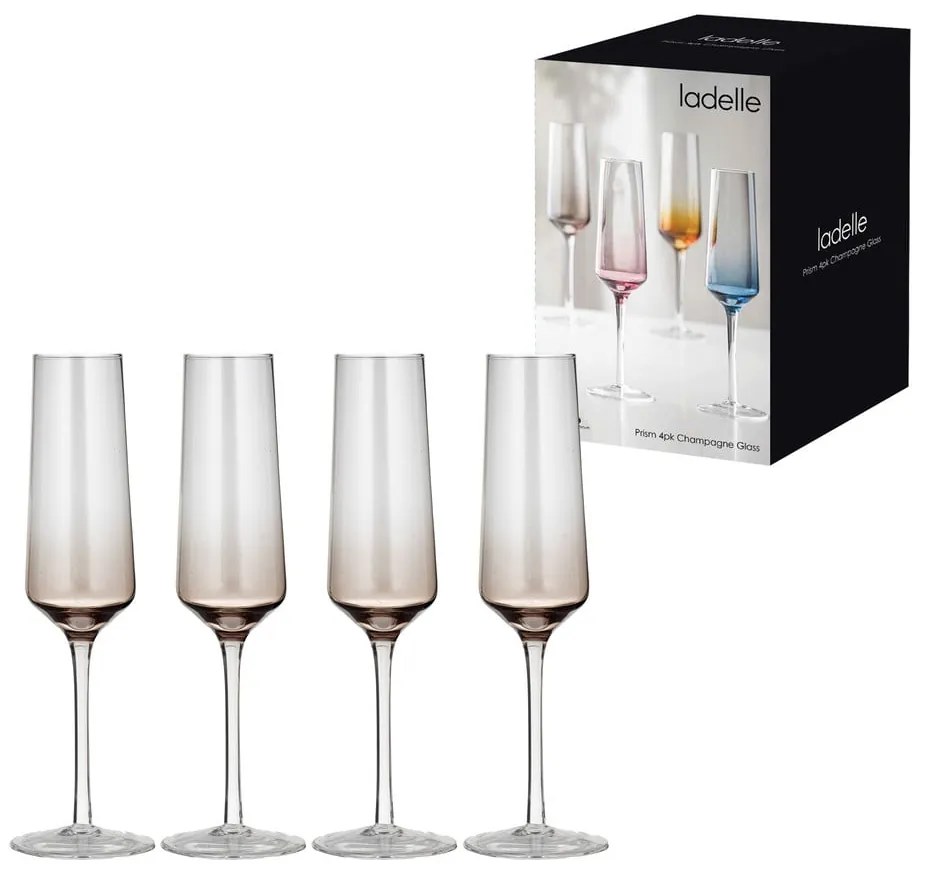Poháre na sekt v súprave 4 ks 240 ml Prism – Ladelle