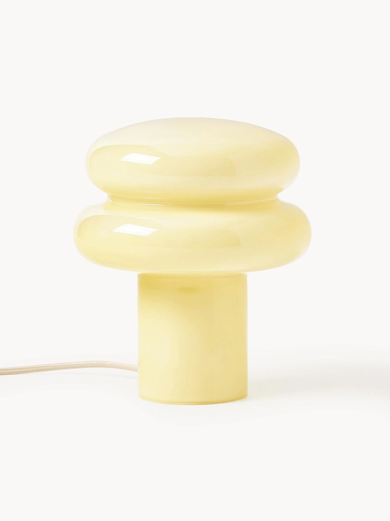 Malá stolová lampa z opálového skla Baya