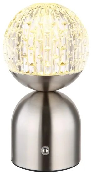 Globo 21007N-LED Stm. dot. stol. lampa JULSY LED/2,5W/3,7V 2700/4000/6500K matný