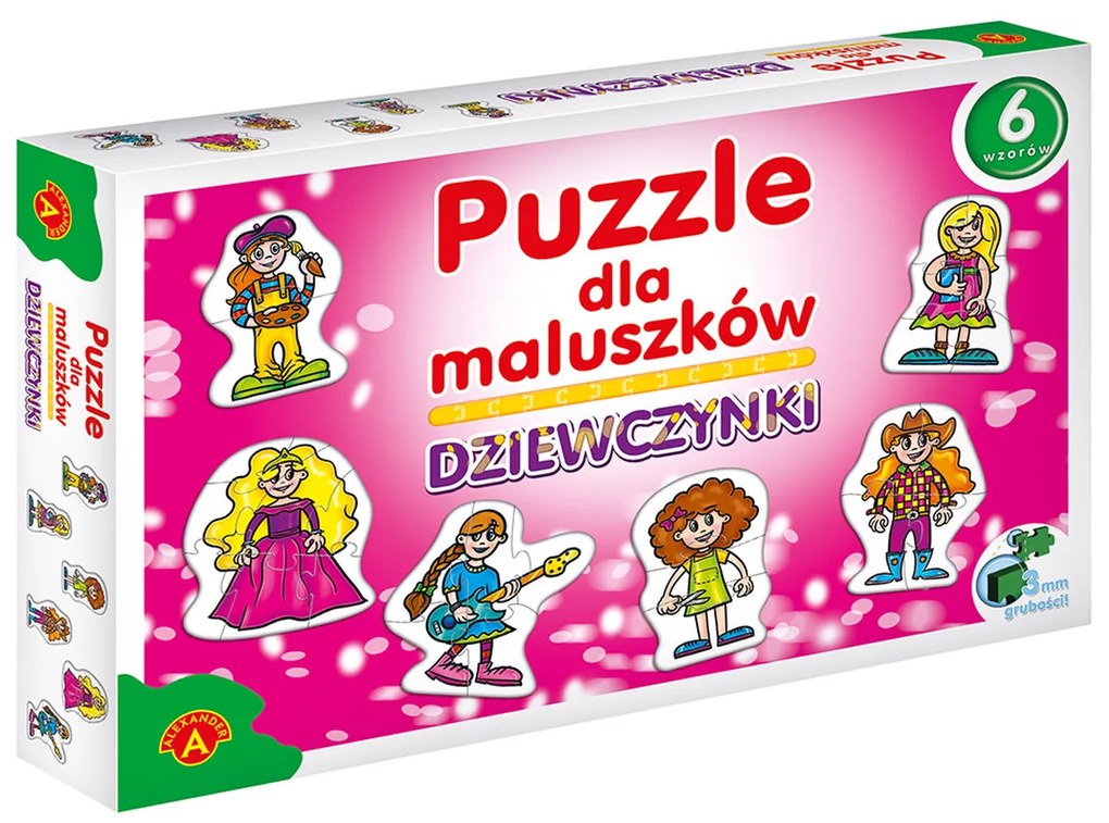KIK ALEXANDER Puzzle pro batolata - dívky
