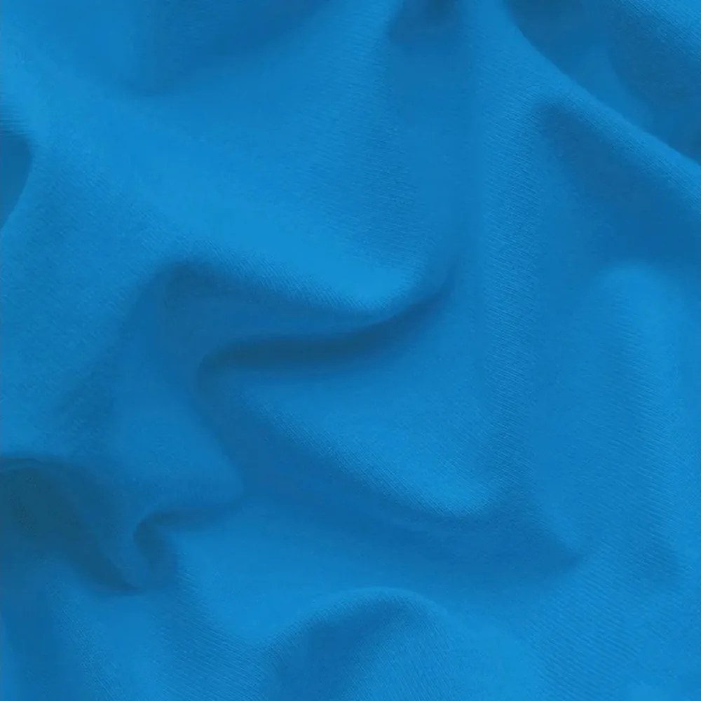 Kráľovsky modré napínacie jersey prestieradlo 90 × 200 cm | 100 % bavlna