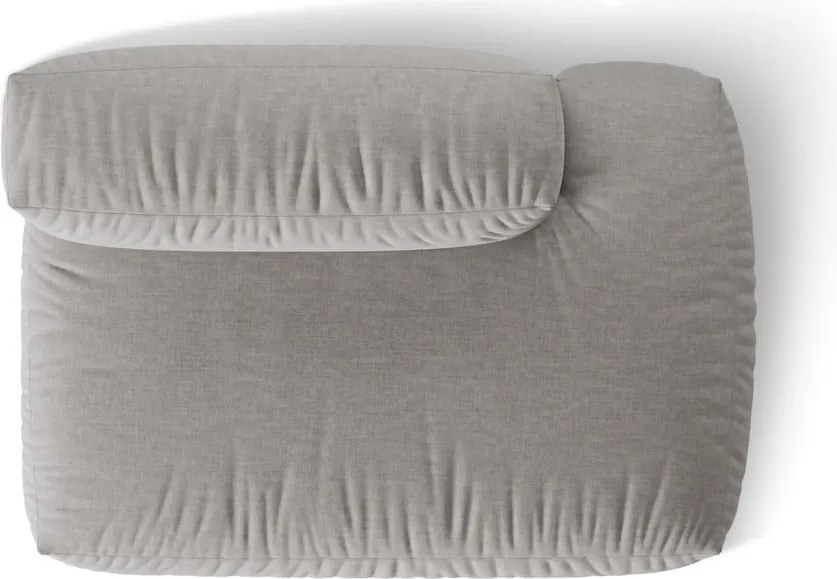 Svetlosivý modul pohovky (pravý roh) Martina – Micadoni Home