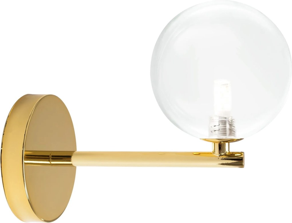 Nástenná lampa KINKIET STYLE XVI zlatá