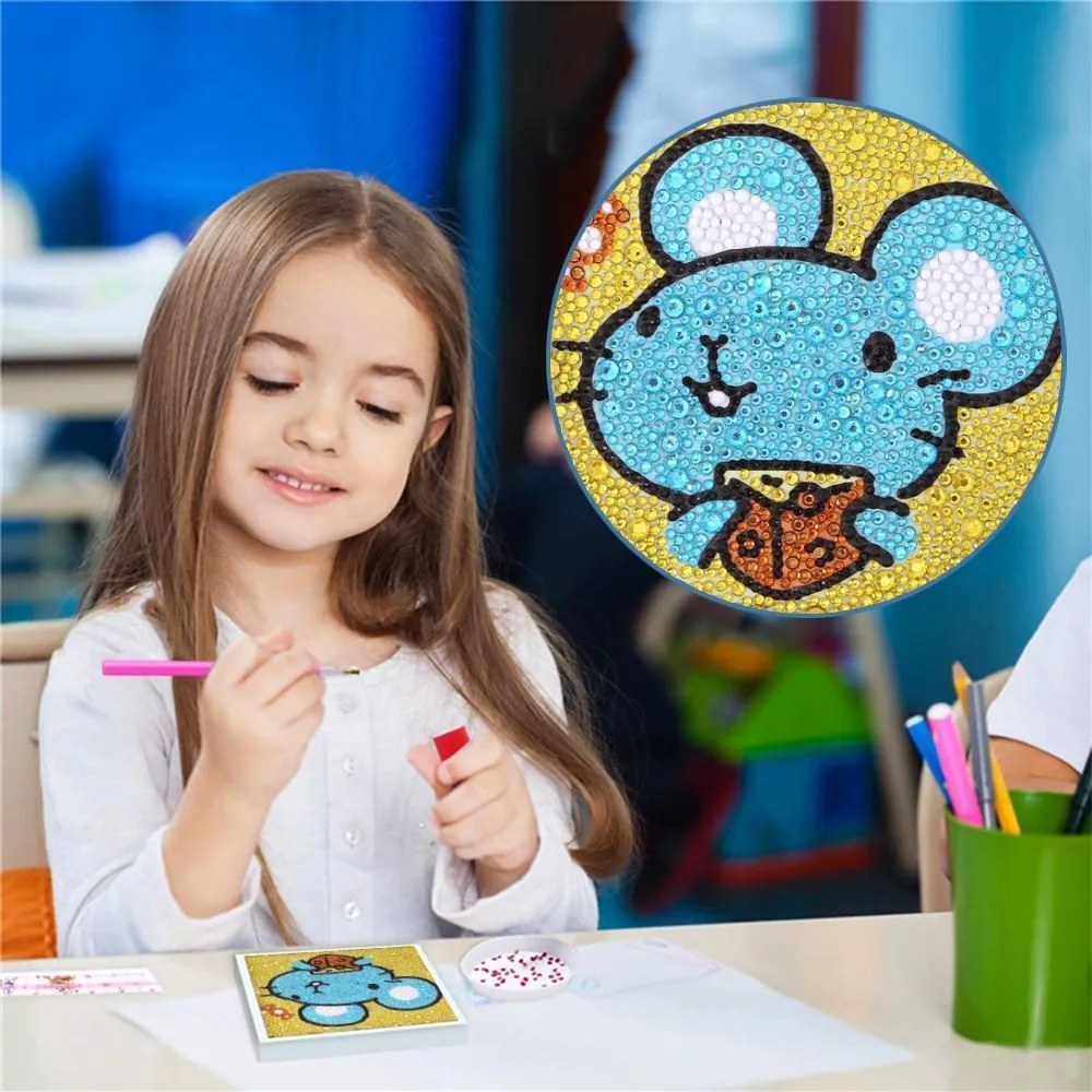 DAALO Diamantové malování pro děti - myška