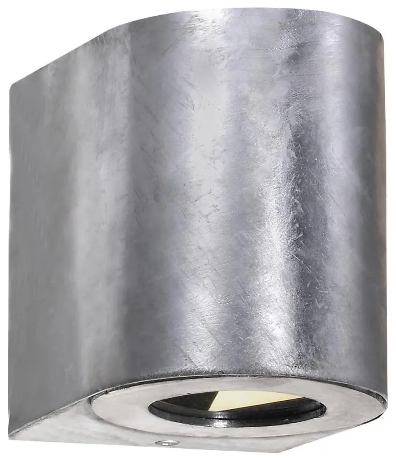 Nordlux - LED Vonkajšie nástenné svietidlo CANTO 2xLED/6W/230V IP44 strieborná
