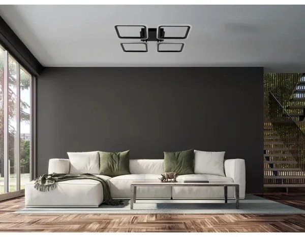 LED Stmievateľné stropné svietidlo LED/95W/230V 3000-6500K + diaľkové ovládanie