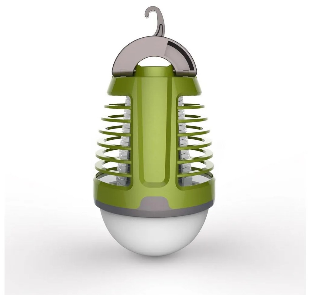 LED Vonkajšia lampa s lapačom hmyzu LED/5W/USB IP44