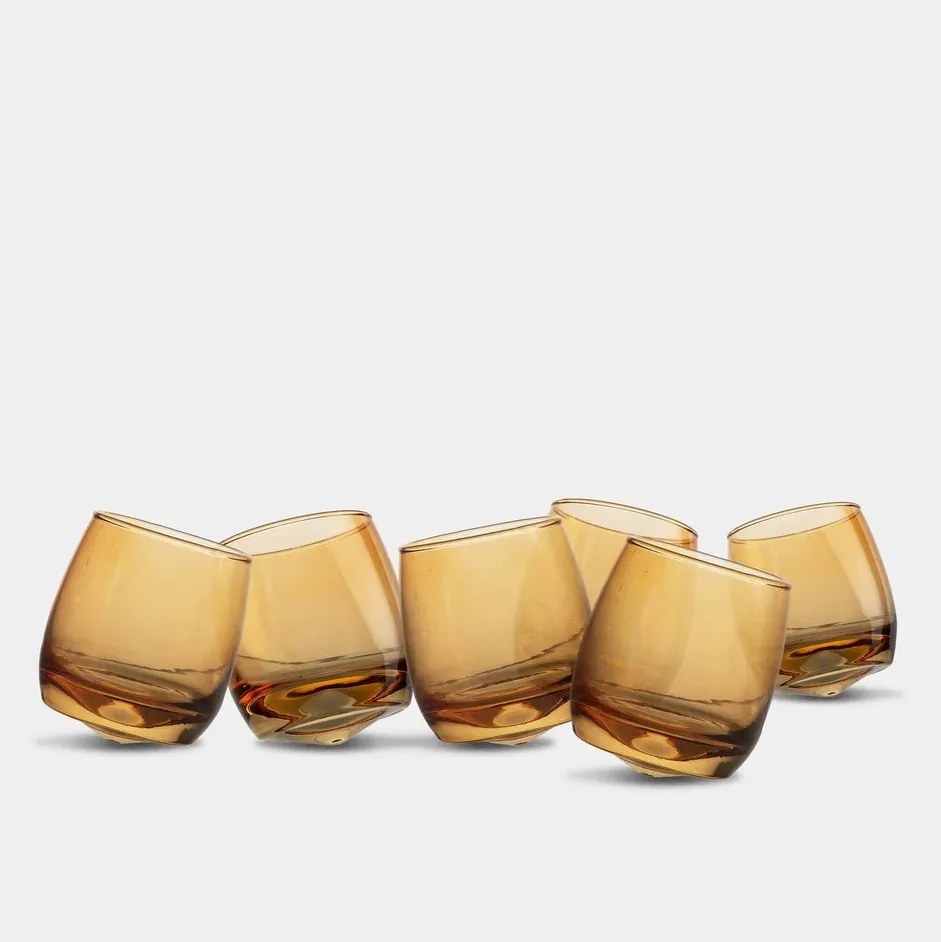Poháre v súprave 6 ks na whisky 200 ml Rocking Whiskey – Sagaform