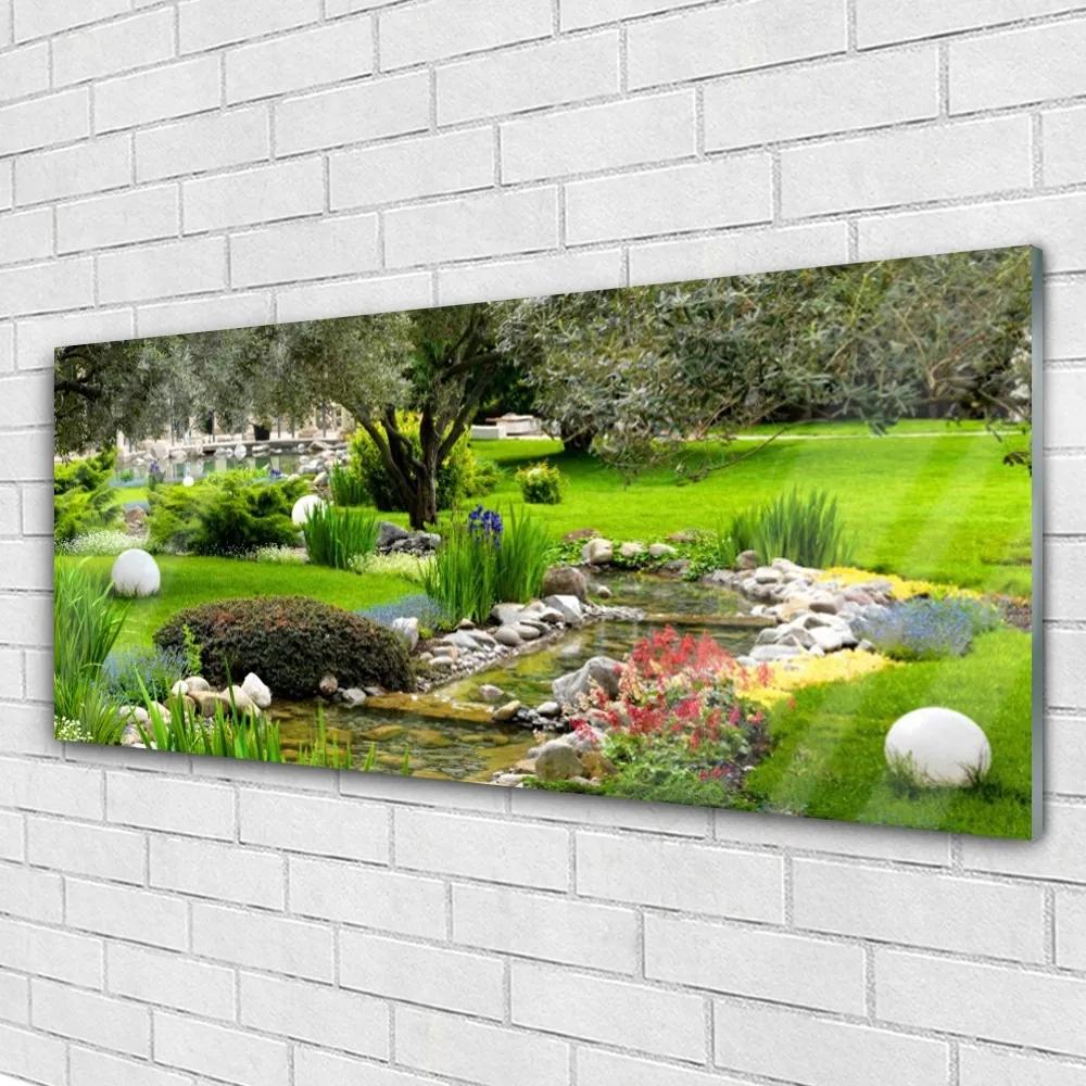 Obraz plexi Zahra strom kvety príroda 125x50 cm
