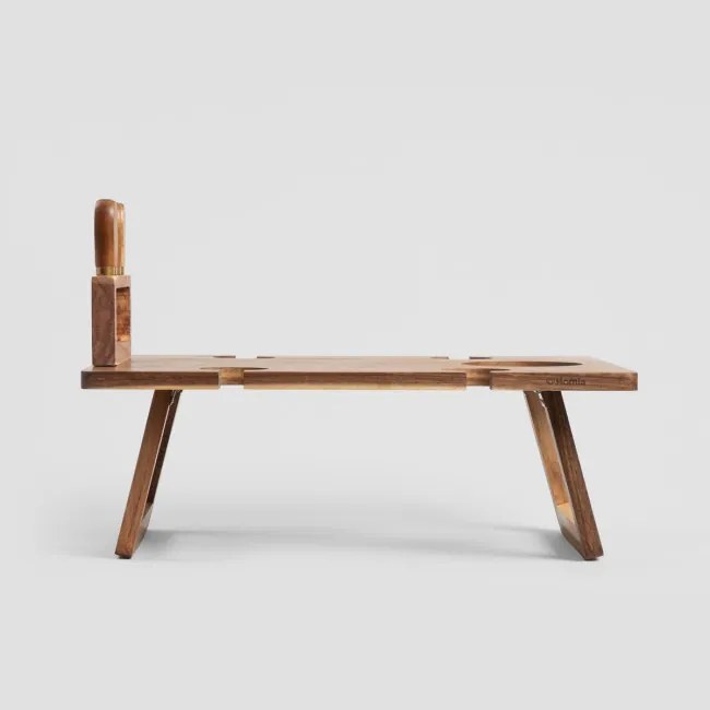 Servírovací stolík FRESCA s nožmi, hnedý 744112