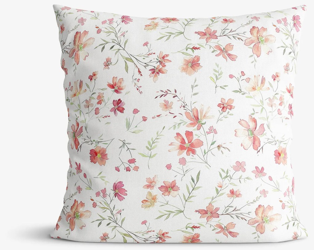 Goldea dekoračná obliečka na vankúš valencia - lúčne kvety 45 x 45 cm