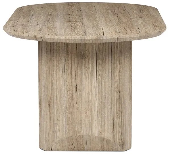 Autronic BONTEC Jedálenský stôl 200x100cm, mdf, dub san remo, HT-W1578 SRE Farba: Hnedá