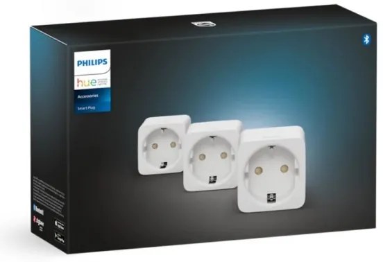 SADA 3x Inteligentná zásuvka Philips Hue Smart plug EU SCHUKO