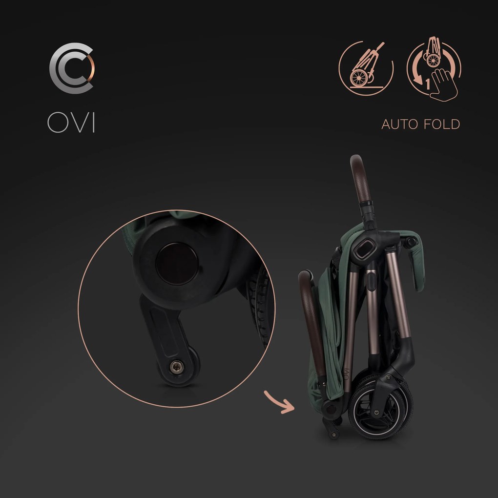 Športový kočík vhodný do lietadla Cavoe OVI Laura