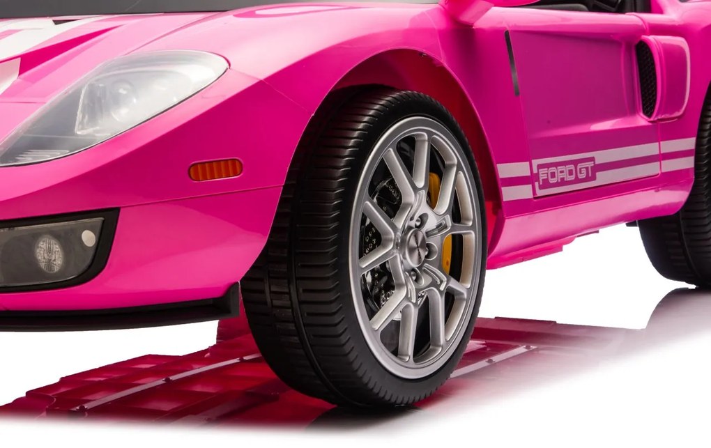 Elektrické autíčko pre deti Ford GT ružové
