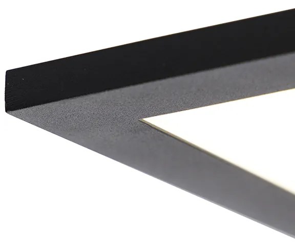 Moderné stropné svietidlo čierne vrátane LED 80 cm - Liv