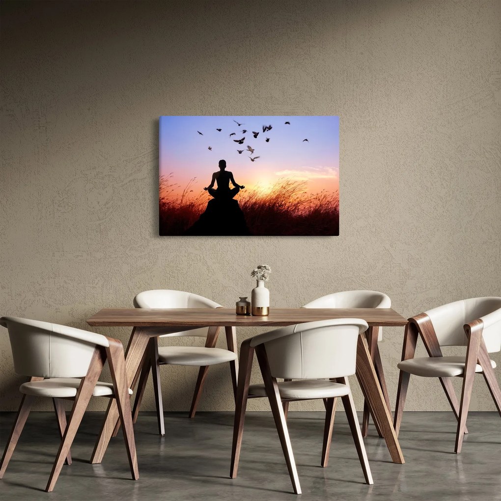 Obraz - Meditácia (90x60 cm)