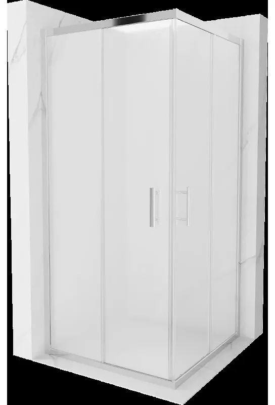 Mexen Rio štvorcová sprchová kabína 90 x 90 cm, inovať, chrómová - 860-090-090-01-30