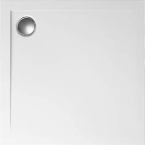 Polimat Štvorcová akrylátová sprchová vanička Geos 80x80 (90x90, 100x100) WST POLIMAT-Farba: Biela - kamenná štruktúra, POLIMAT-Rozmery: 80x80