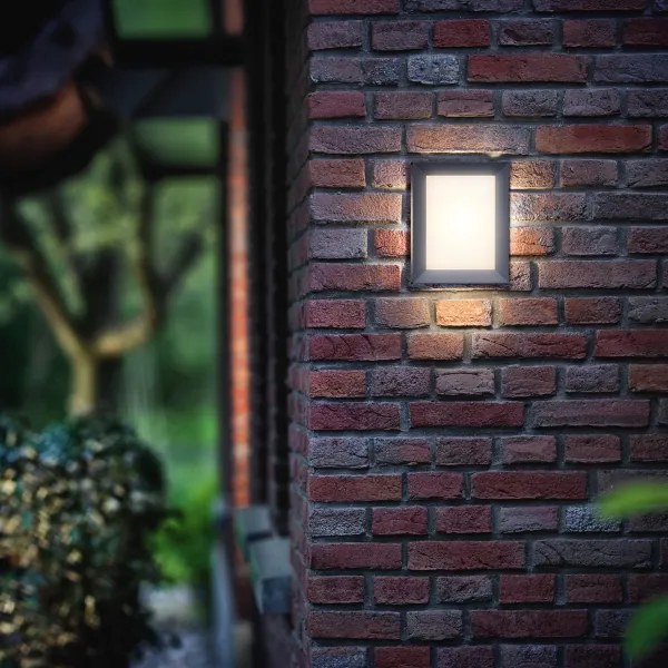 Philips 17293/93/16 - Vonkajšie nástenné svietidlo KARP LED/6W/230V IP44