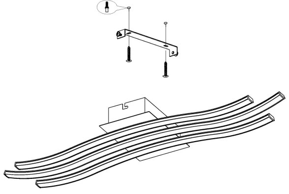 Eglo 99321 - LED Stropné svietidlo RONCADE LED/21W/230V