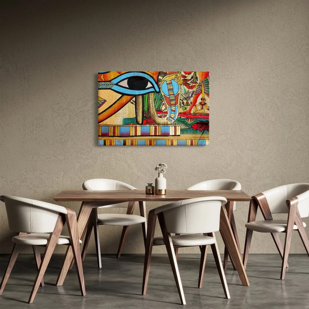 Obraz s egyptskými motívmi (90x60 cm)