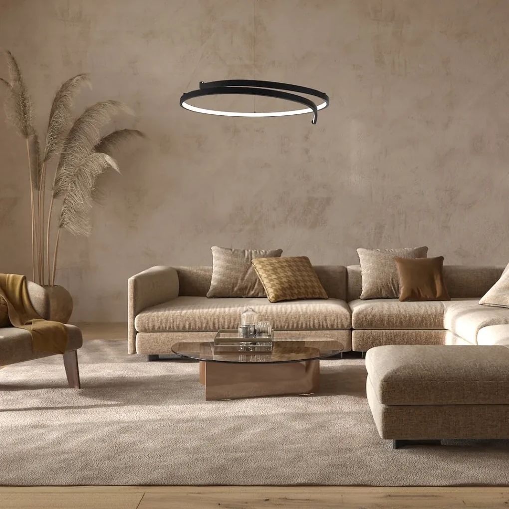 Závesné LED svietidlo Lorenzo, 1x LED 35w, 4000k, b