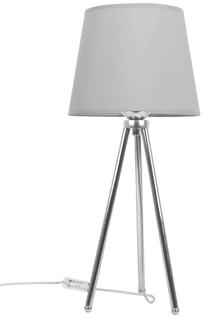 Stolná lampa Milano, 1x textilné tienidlo (výber zo 4 farieb), (výber z 3 farieb konštrukcie)
