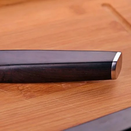 Nakiri 7,8" (199mm) Dellinger CUBE Ebony Wood