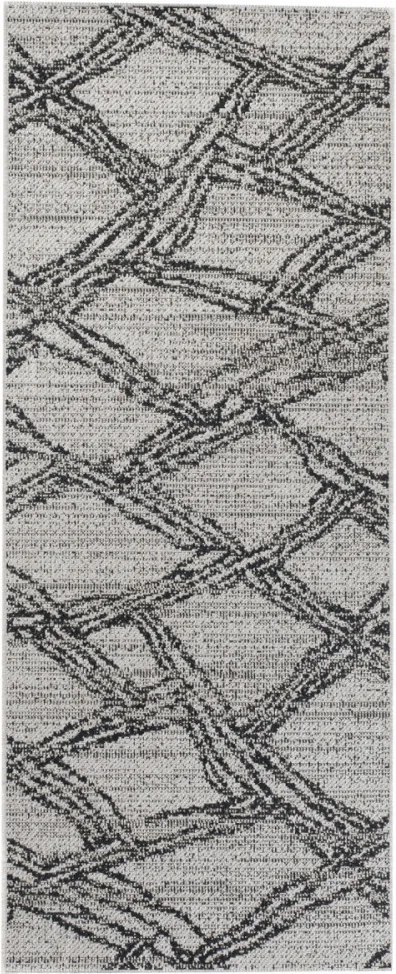 Kusový koberec Fabio sivý atyp, Velikosti 60x200cm