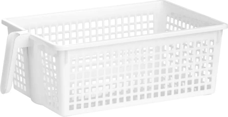 Biely úložný košík Premier Housewares Storage Basket White