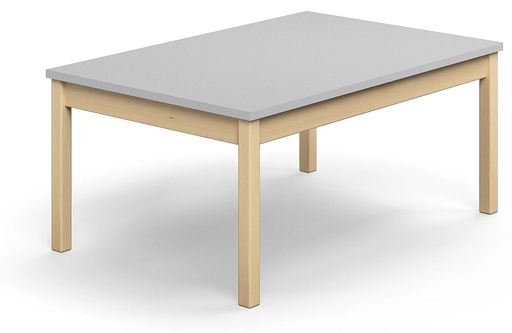 Stôl DECIBEL, 1200x800x530 mm, akustický HPL - šedá