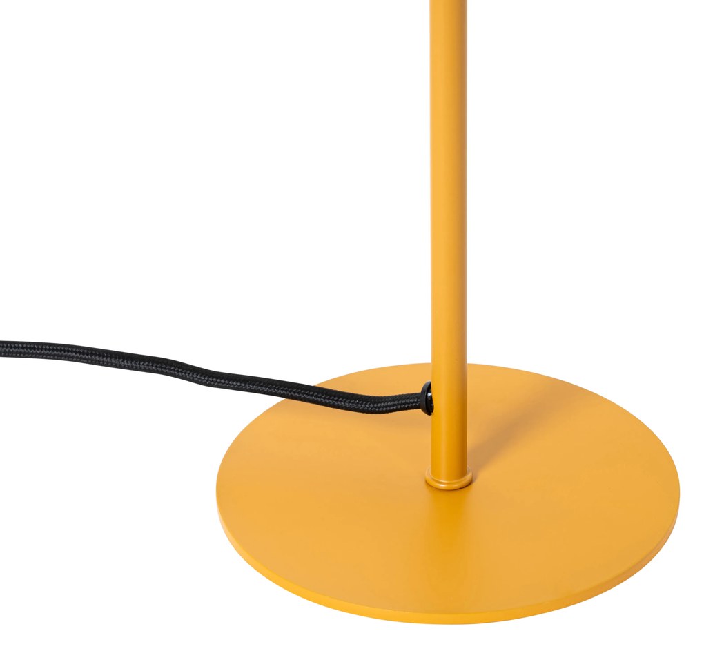 Dizajnová stolná lampa žltá - Triangolo