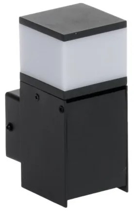 Kanlux 38761-Vonkajší nást. svietidlo so zásuvkou DASTEN 1xG9/11W/230V IP44 čierna