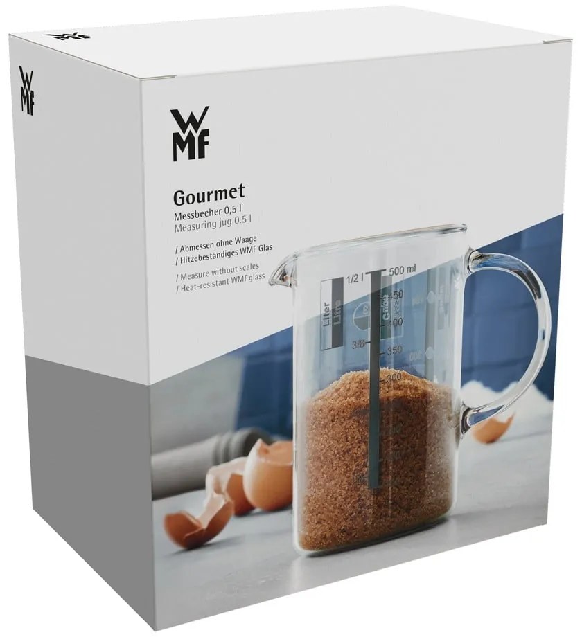 Sklenená odmerka WMF, 0,5 l