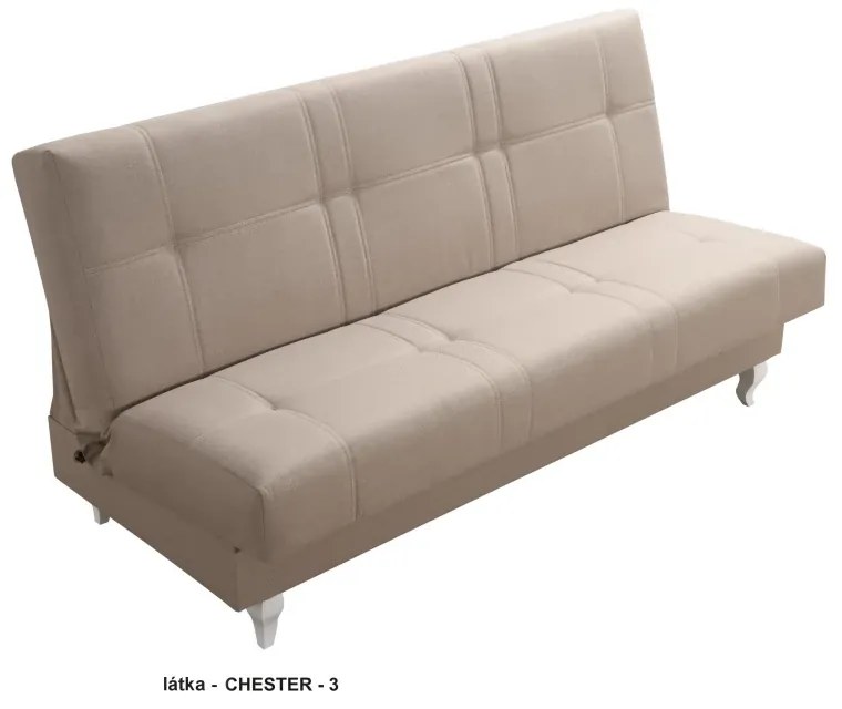 Pohovka LUDVÍK, sivá (elegance an 8172)