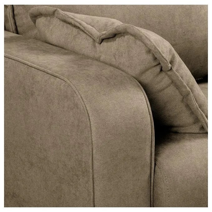 Svetlohnedá rohová pohovka (pravý roh) Beata - Ropez