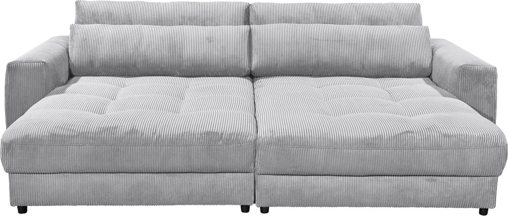 XXXLutz VEĽKÁ POHOVKA, textil, kompozitné drevo, svetlosivá MID.YOU - Sedačky - 002220033613