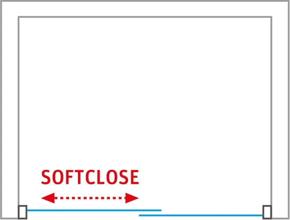 Roth Posuvné sprchové dvere MI D2L / MI D2R pre inštaláciu do niky - bez vaničky ROTH-Variant: šírka: 150 cm, orientácia: Pravá (dvere s pevným postr…