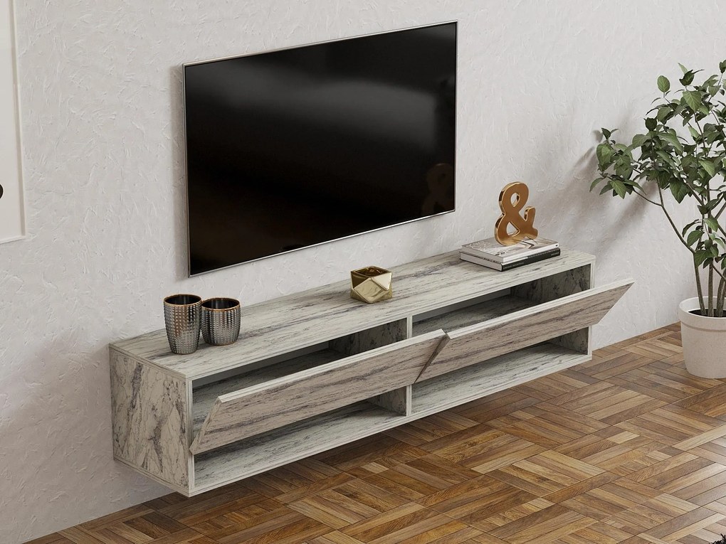 TV stolík/skrinka Agro (mramor frézia). Akcia -19%. Vlastná spoľahlivá doprava až k Vám domov. 1101370