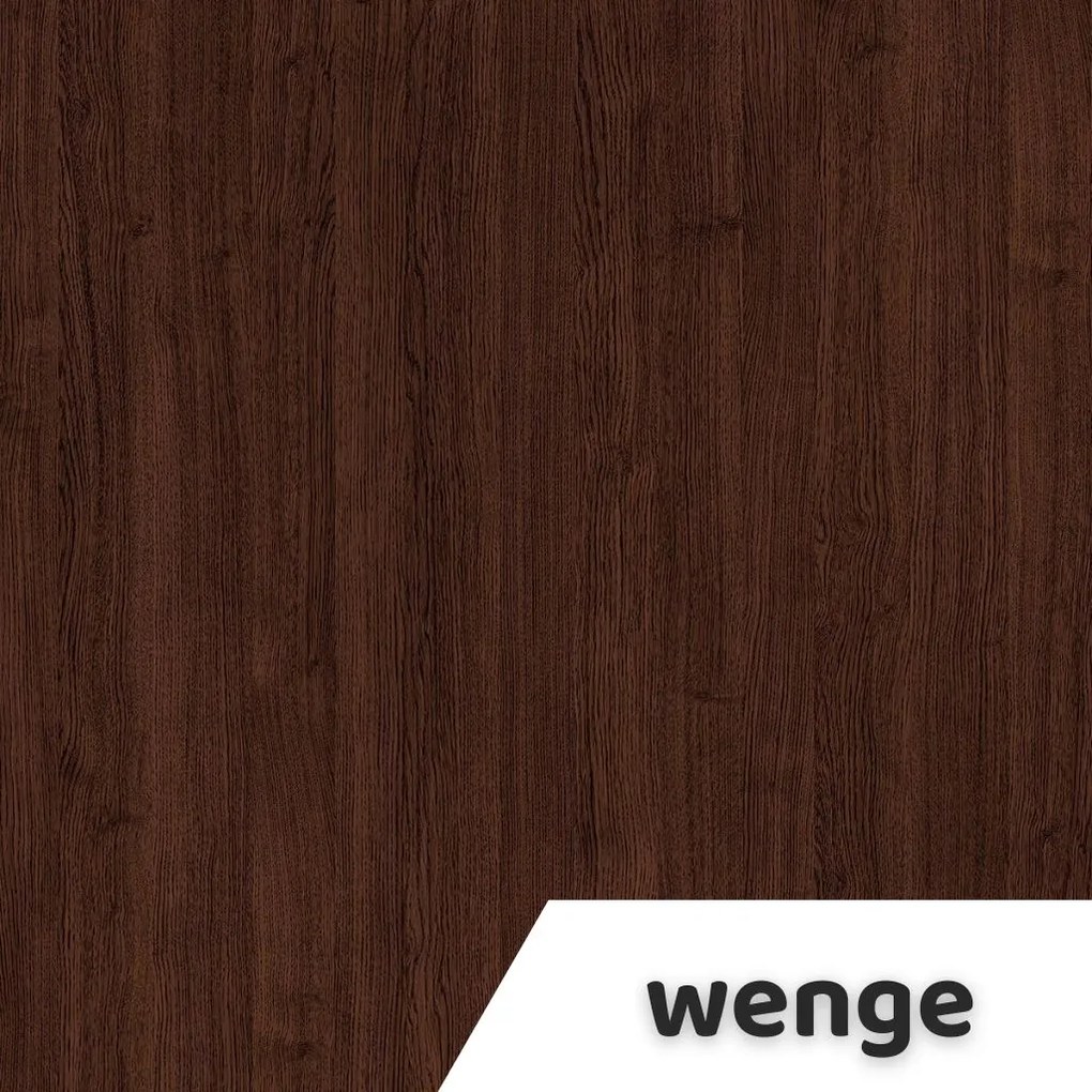 Výškovo nastaviteľný stôl OfficeTech Long, 260 x 80 cm, čierna podnož, wenge