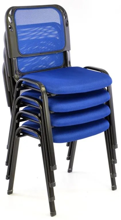 Garthen 38255 Stohovateľná kongresová stolička - modrá