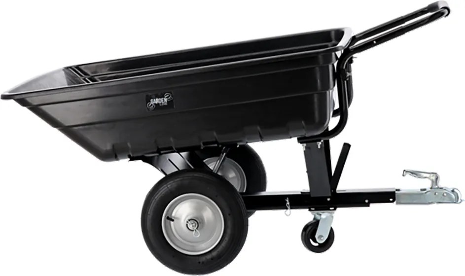 CH Čierny prívesný fúrik Dalo - 220 l