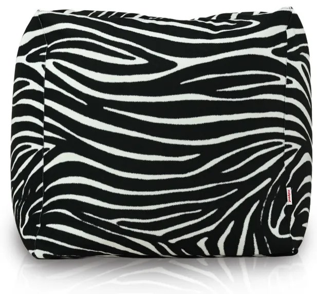 Taburetka Cubo zebra