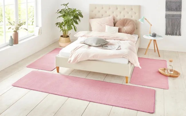 Spálňová sada kobercov Hanse Home NASTY ružová