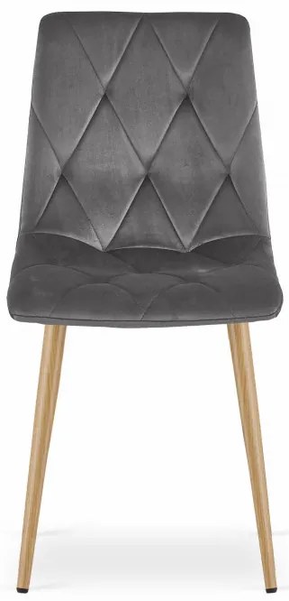 Jedálenský stôl NP so štyrmi stoličkami LIBRA sivé