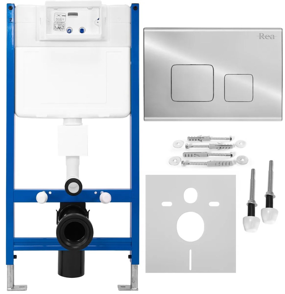 Podomítková sada WC REA F chrom