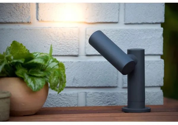 Lucide 27893/05/29 - LED Vonkajšia lampa TATUM LED/5W/230V IP65 14 cm antracit